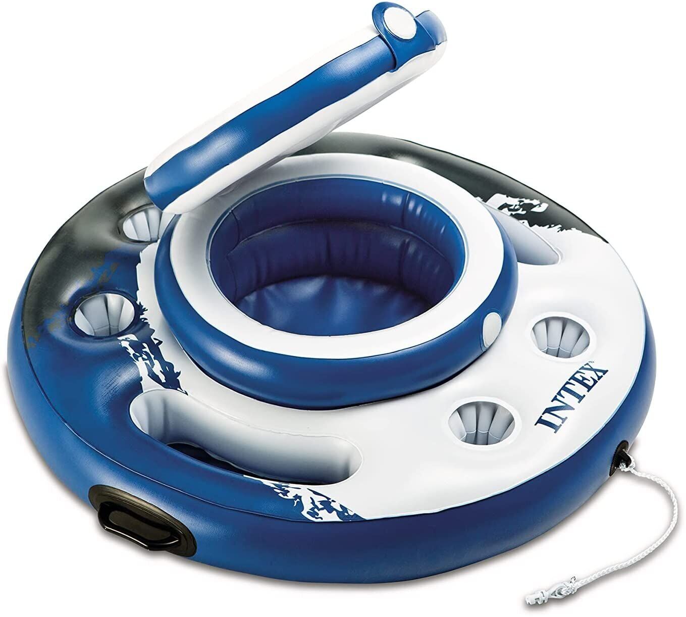 Inflatable floating cooler